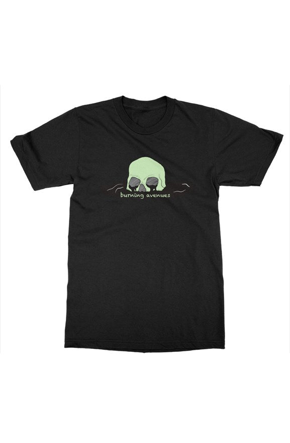 burning avenues skull tee